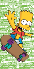 Osuška Simpsons 2015 blue 75/150 