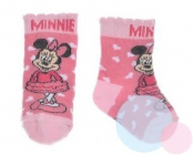 Ponožkxy Minnie Mouse baby 0673 vel. 0-6 měsíců nápis 