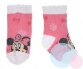 Ponožky Minnie Mouse baby 0673 vel. 0-6 měsíců růžové 