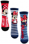 Ponožky Minnie Mouse vel. 23/26 modro-bílý pruh AKCE 29% sleva 